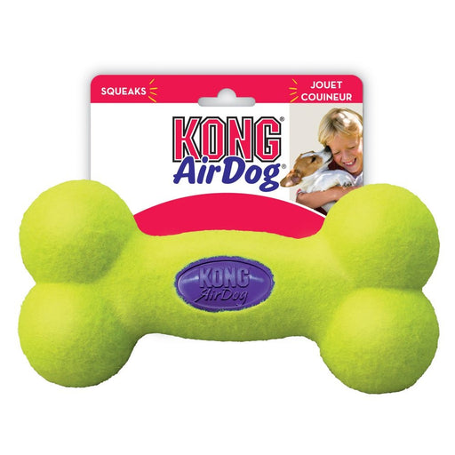 Small - 1 count KONG Air Dog Squeaker Bone Dog Toy