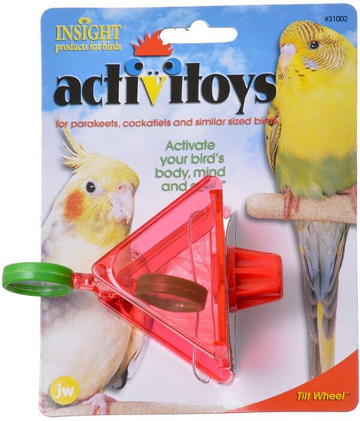 1 count JW Pet Insight Tilt Wheel Bird Toy