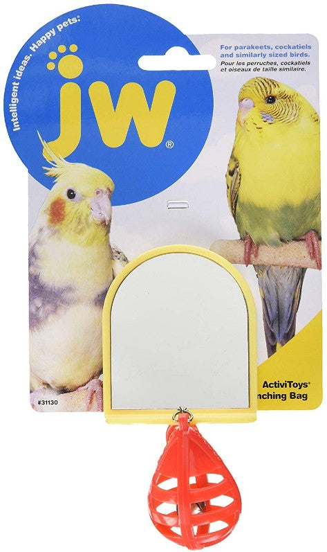 1 count JW Pet Insight Activitoys Punching Bag Plastic Bird Toy