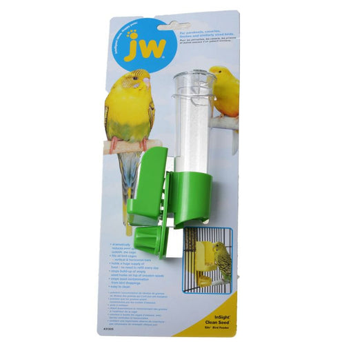 Small - 1 count JW Pet Insight Clean Seed Silo Bird Feeder