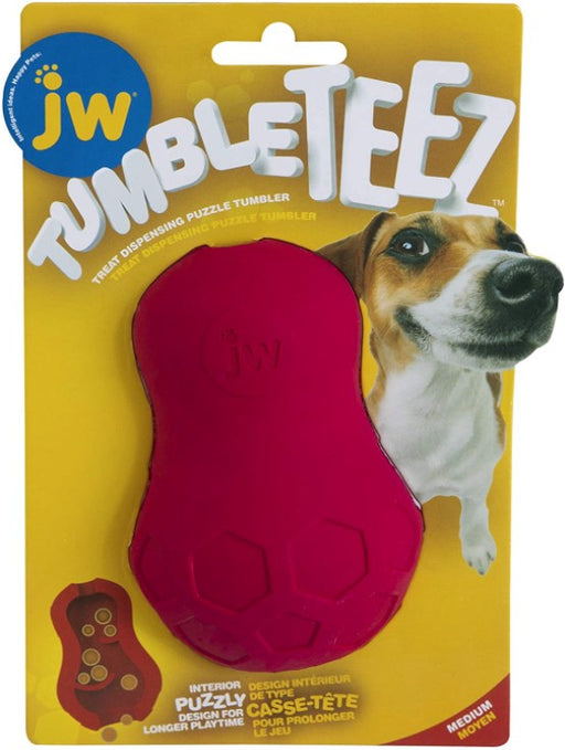1 count JW Pet Tumble Teez Puzzle Toy for Dogs Medium