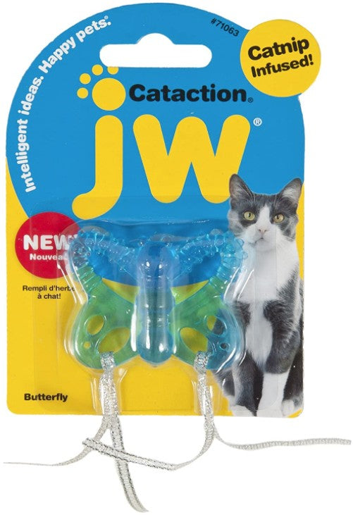 1 count JW Pet Cataction Catnip Infused Butterfly Interactive Cat Toy