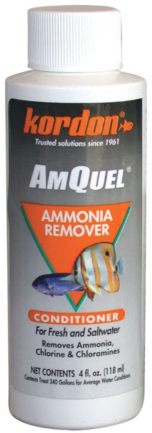 60 oz (15 x 4 oz) Kordon AmQuel Ammonia Remover Water Conditioner