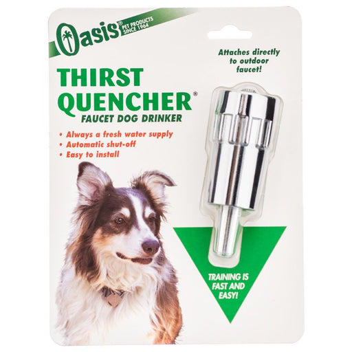 1 count Oasis Thirst Quencher Faucet Dog Waterer