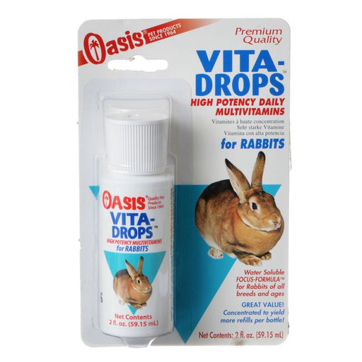 2 oz Oasis Vita-Drops for Rabbits