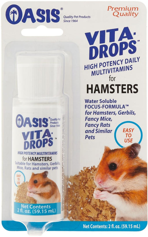 2 oz Oasis Vita-Drops High Potency Hamster Daily Multivitamins
