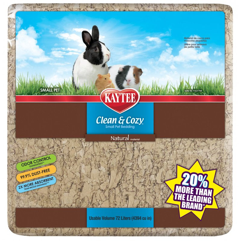 72 liter Kaytee Clean and Cozy Small Pet Bedding Natural Material