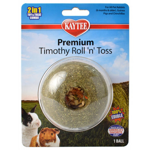 1 count Kaytee Premium Timothy Roll 'n' Toss