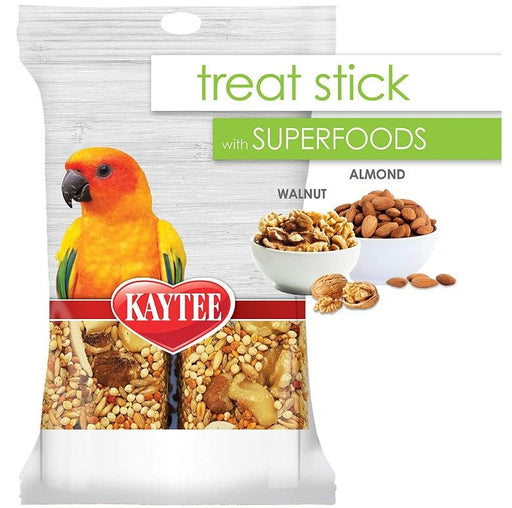 5.5 oz Kaytee Superfoods Avian Treat Stick Walnut and Almonds