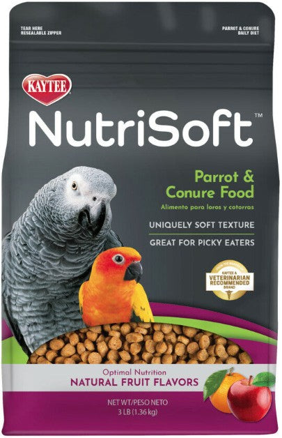 3 lb Kaytee NutriSoft Conure and Parrot Food