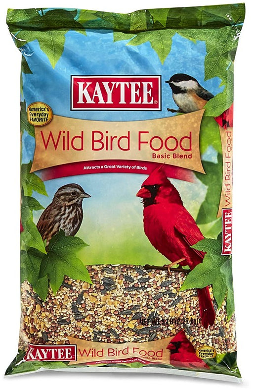5 lb Kaytee Wild Bird Food Basic Blend with Grains and Black Oil Sunflower Seed