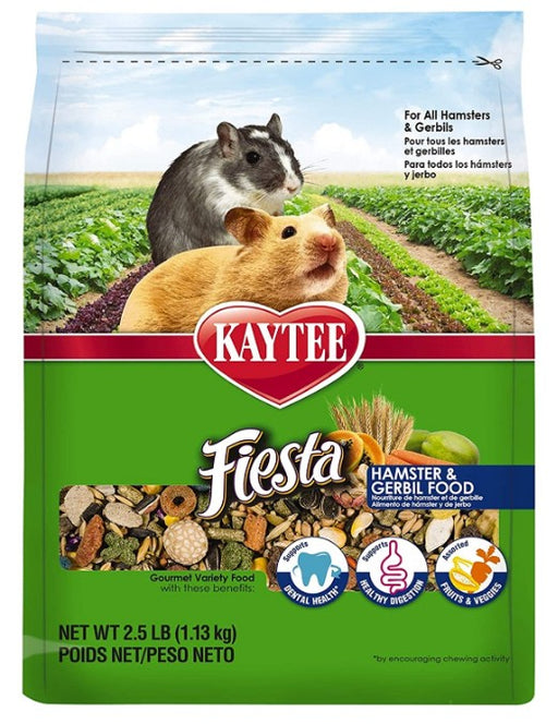 2.5 lb Kaytee Fiesta Hamster and Gerbil Gourmet Variety Diet