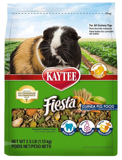 2.5 lb Kaytee Fiesta Gourmet Variety Diet for Guinea Pigs
