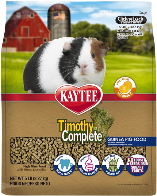 5 lb Kaytee Timothy Complete Premium Timothy Fiber Diet Guinea Pig