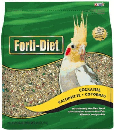 5 lb Kaytee Forti Diet Cockatiel Food Nutritionally Fortified Bird Food