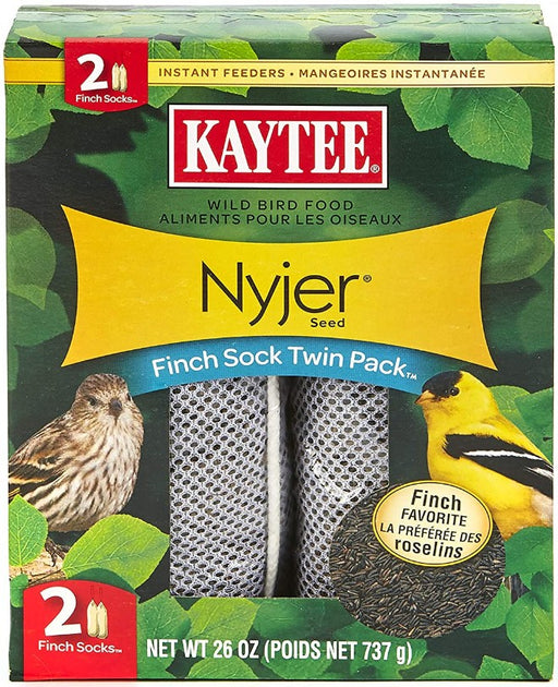 2 count Kaytee Nyjer Seed Finch Sock Twin Pack