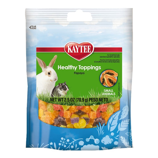 2.5 oz Kaytee Fiesta Healthy Toppings for Small Animals Papaya