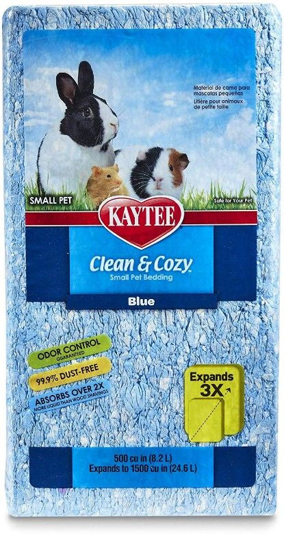 24.6 liter Kaytee Clean and Cozy Small Pet Bedding Blue
