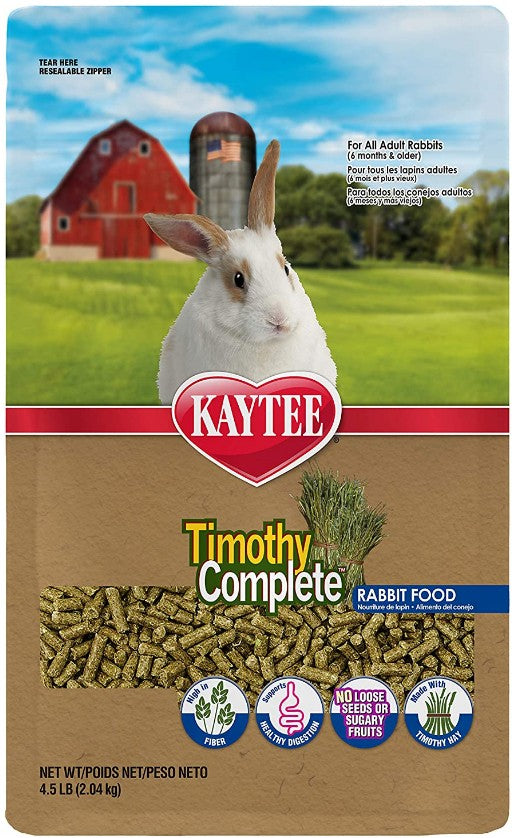 4.5 lb Kaytee Timothy Complete Rabbit Food