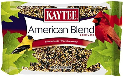 13.8 lb (6 x 2.3 lb) Kaytee American Blend Seed Cake with Favorite Seeds Grown In America For Wild Birds