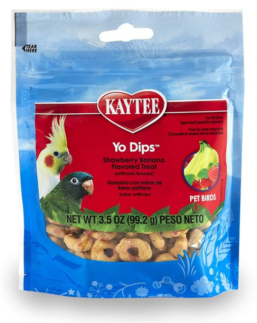 3.5 oz Kaytee Fiesta Yogurt Dipped Treats for Birds Strawberry/Banana