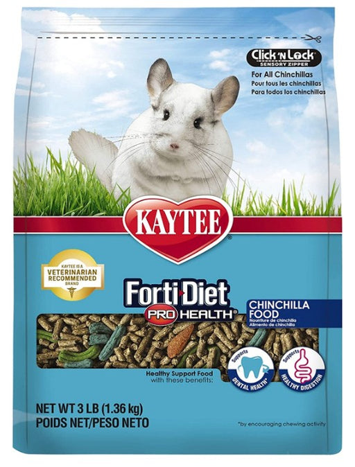 3 lb Kaytee Forti Diet Pro Health Healthy Support Diet Chinchilla