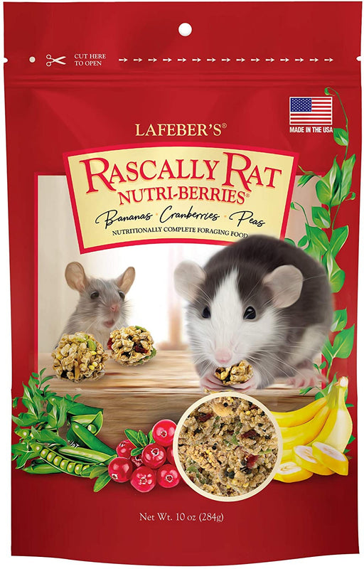 10 oz Lafeber Nutritionally Complete Adult Rat Food with Bananas Cranberries and Peas