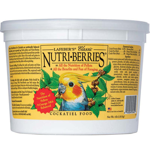 4 lb Lafeber Classic Nutri-Berries Cockatiel Food
