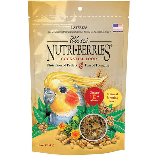 10 oz Lafeber Classic Nutri-Berries Cockatiel Food