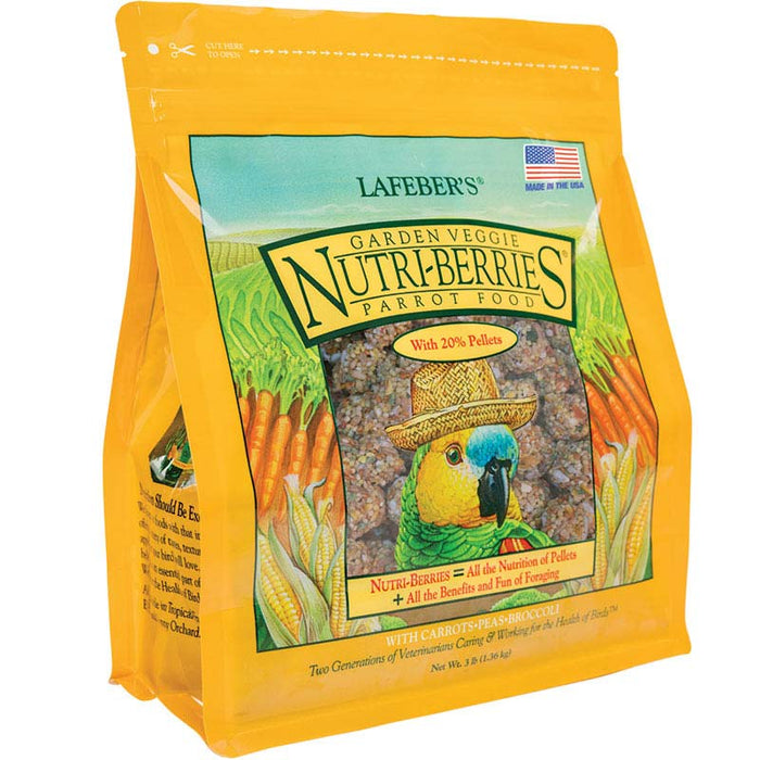 3 lb Lafeber Garden Veggie Nutri-Berries Parrot Food