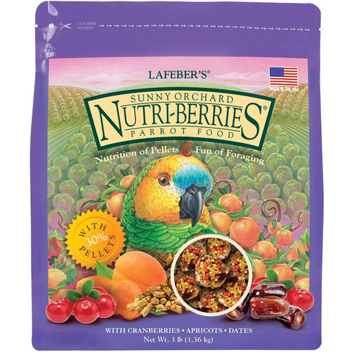 3 lb Lafeber Sunny Orchard Nutri-Berries Parrot Food