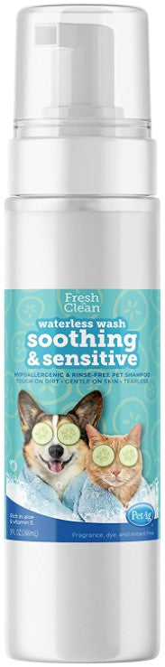 36 oz (9 x 4 oz) Fresh n Clean Waterless Wash Soothing Pet Shampoo