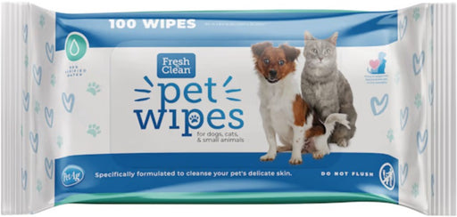 100 count Fresh n Clean Pet Wipes for Dogs and Cats