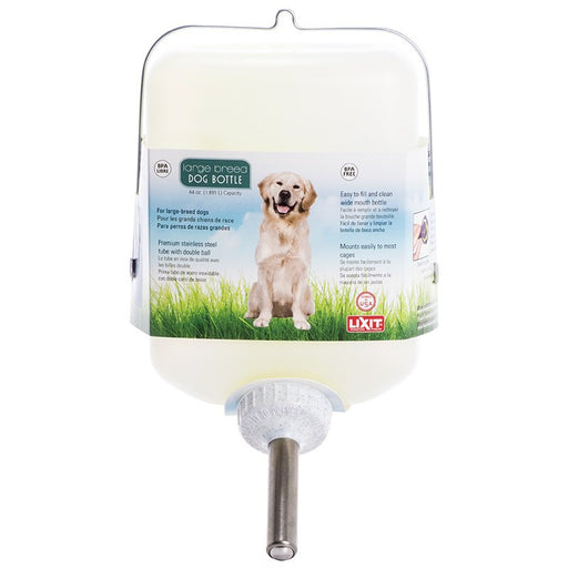 192 oz (3 x 64 oz) Lixit Plastic Dog Water bottle