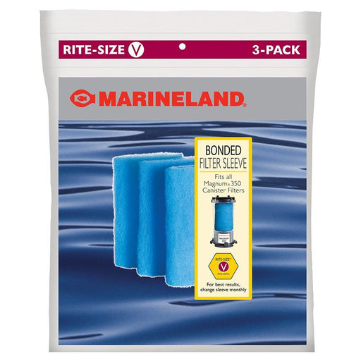 3 count Marineland Rite-Size V Bonded Filter Sleeve