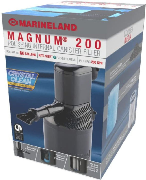 60 gallon Marineland Magnum Internal Polishing Filter