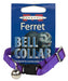 1 count Marshall Ferret Bell Collar Purple