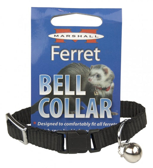 1 count Marshall Ferret Bell Collar Black