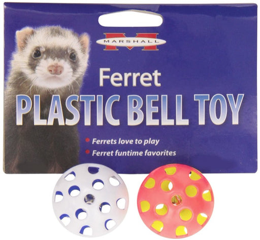 2 count Marshall Plastic Ferret Bell Toys