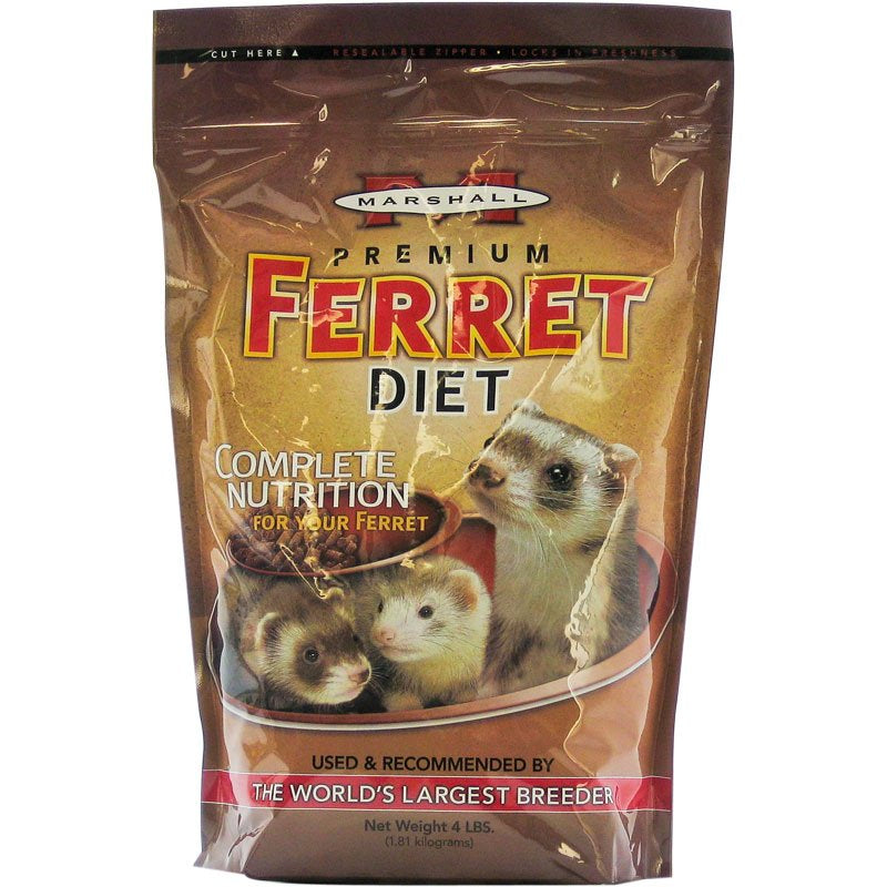 4 lb Marshall Premium Ferret Diet Complete Nutrition for Your Ferret