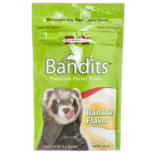 3 oz Marshall Bandits Premium Ferret Treats Banana Flavor