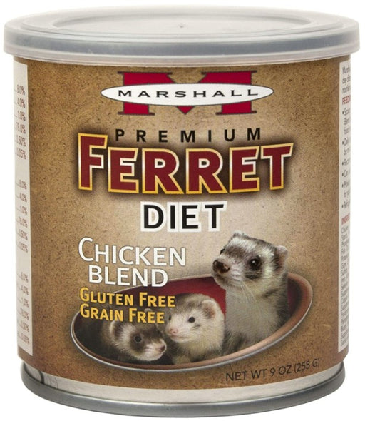 9 oz Marshall Premium Ferret Diet Chicken Entrée