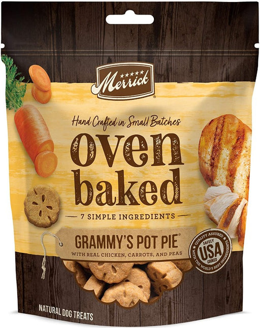 132 oz (12 x 11 oz) Merrick Oven Baked Grammys Pot Pie Natural Dog Treats