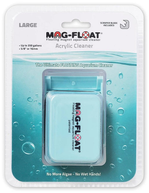 Large - 1 count Mag Float Floating Magnum Aquarium Cleaner Acrylic Cleaner