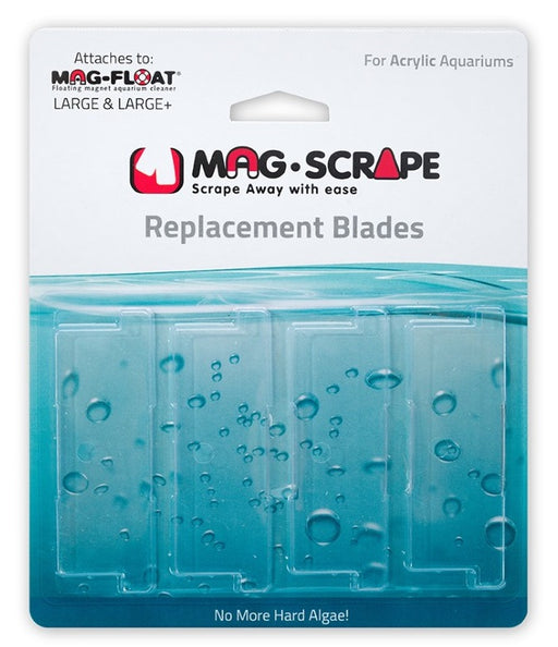 4 count Mag Float Replacement Blades for Large and Large+ Acrylic Cleaners