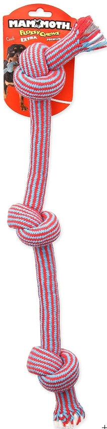 Small - 1 count Mammoth Braids 3 Knot Tug Dog Toy