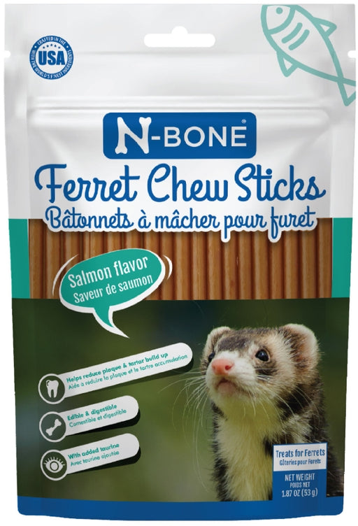 1.87 oz N-Bone Ferret Chew Sticks Salmon Flavor