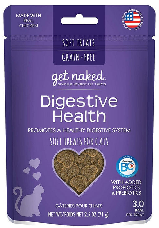 2.5 oz Get Naked Digestive Health Natural Cat Treats