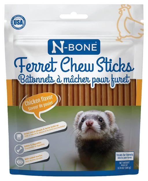 3.74 oz N-Bone Ferret Chew Sticks Chicken Recipe