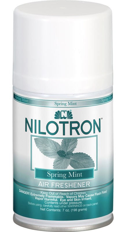84 oz (12 x 7 oz) Nilodor Nilotron Deodorizing Air Freshener Spring Mint Scent